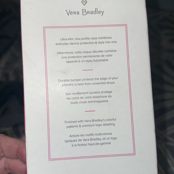 Vera Bradley Ultra Slim IPhone 7 Case NIB - Picture 3 of 3